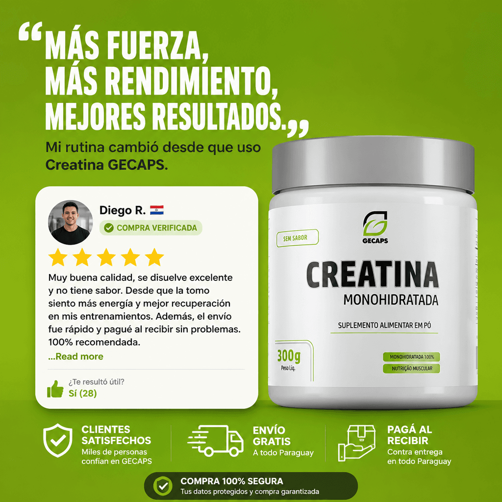 Creatina Monohidratada GECAPS 300g — 11