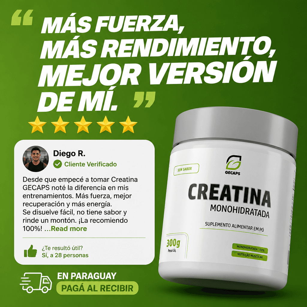 Creatina Monohidratada GECAPS 300g — 1
