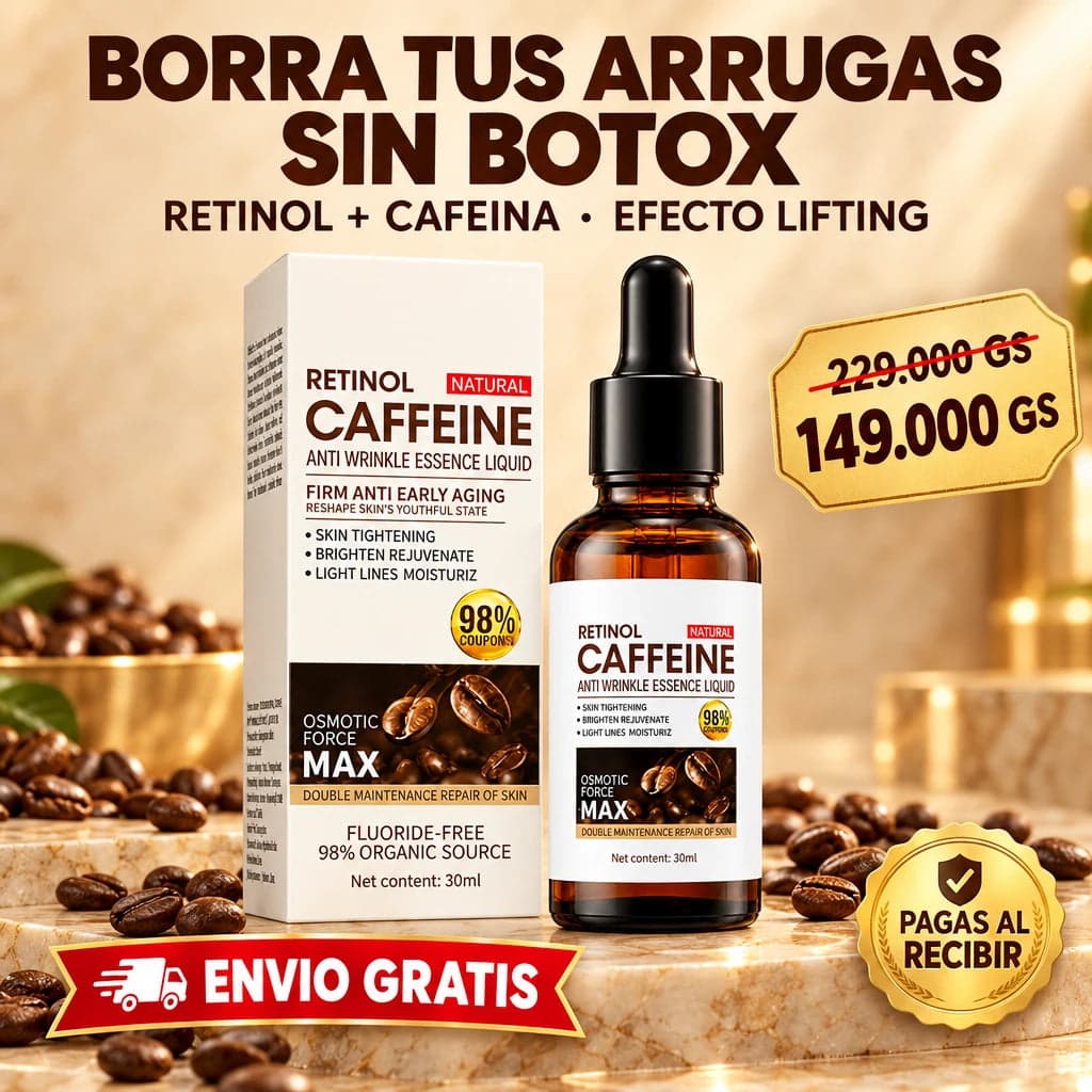 Serum Retinol Cafeina Antiarrugas 30ml — 3
