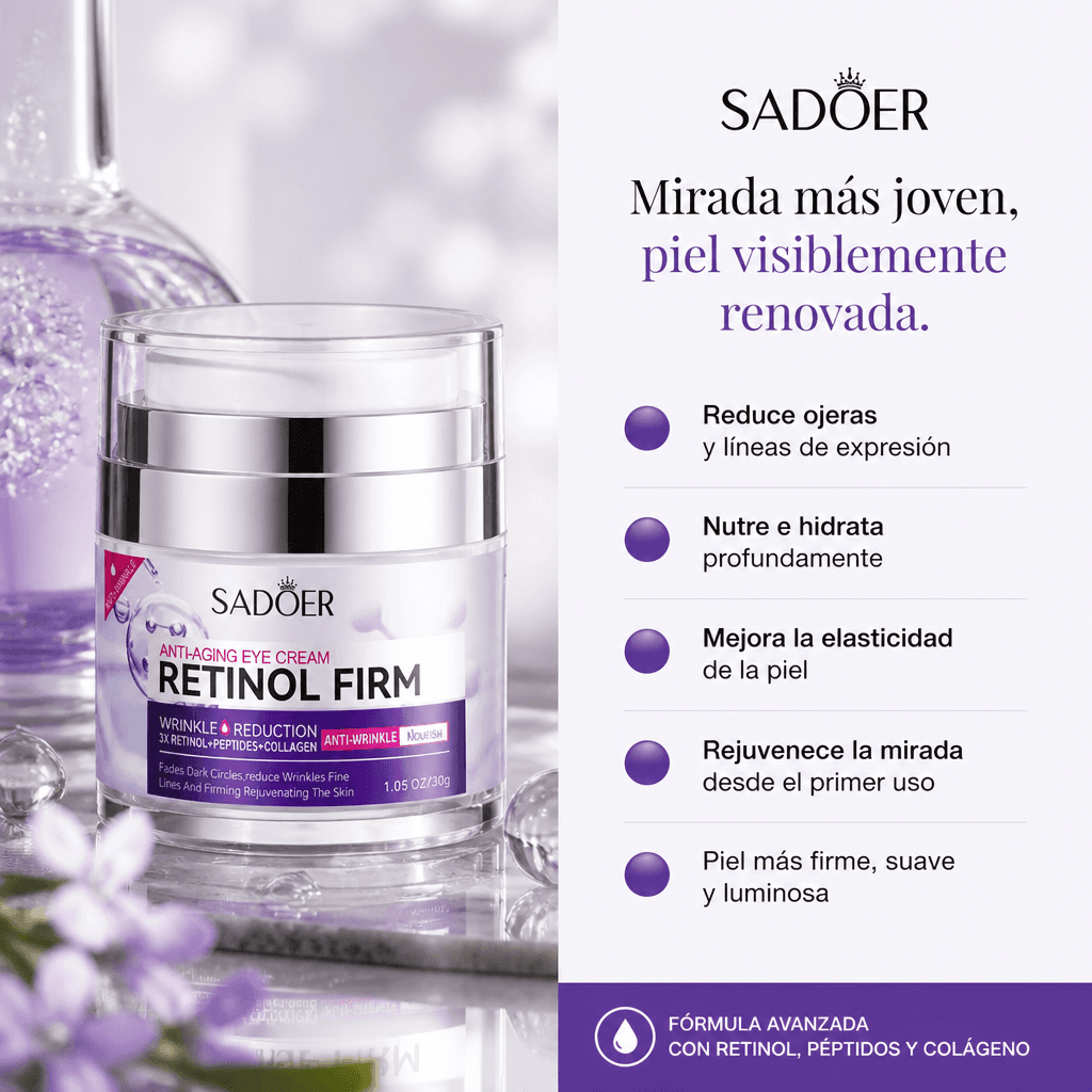 Crema Reafirmante Sadoer con Retinol para Ojos — 1