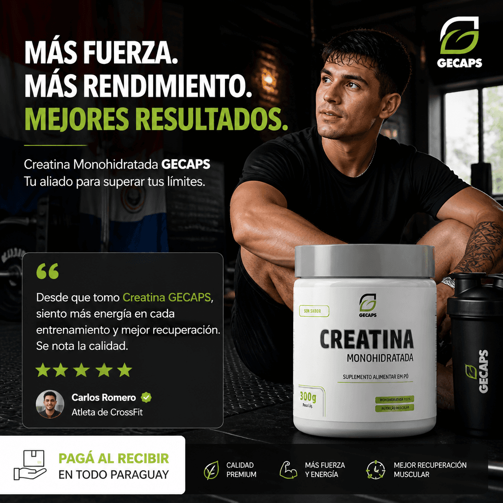 Creatina Monohidratada GECAPS 300g — 4