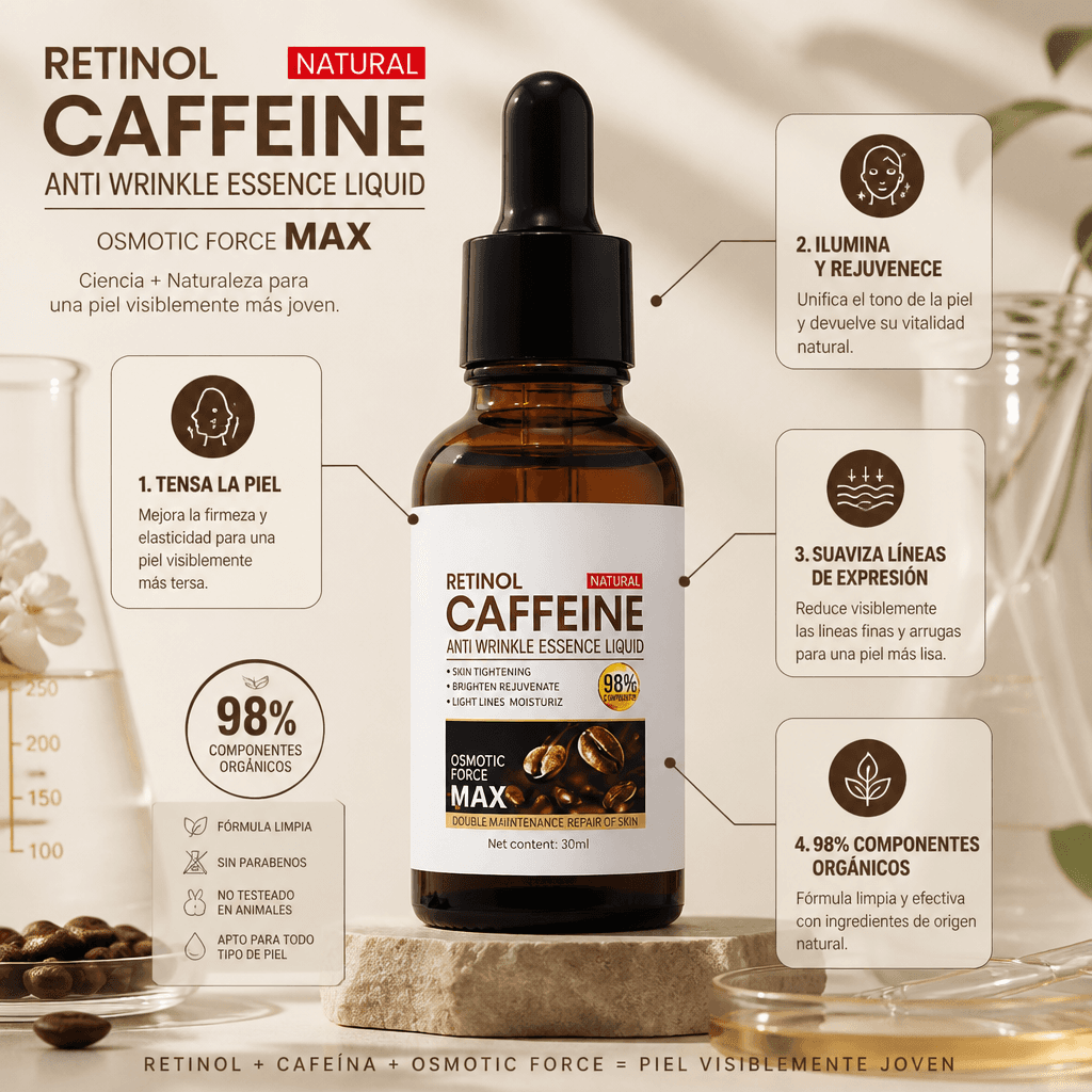 Serum Retinol Cafeina Antiarrugas 30ml — 1