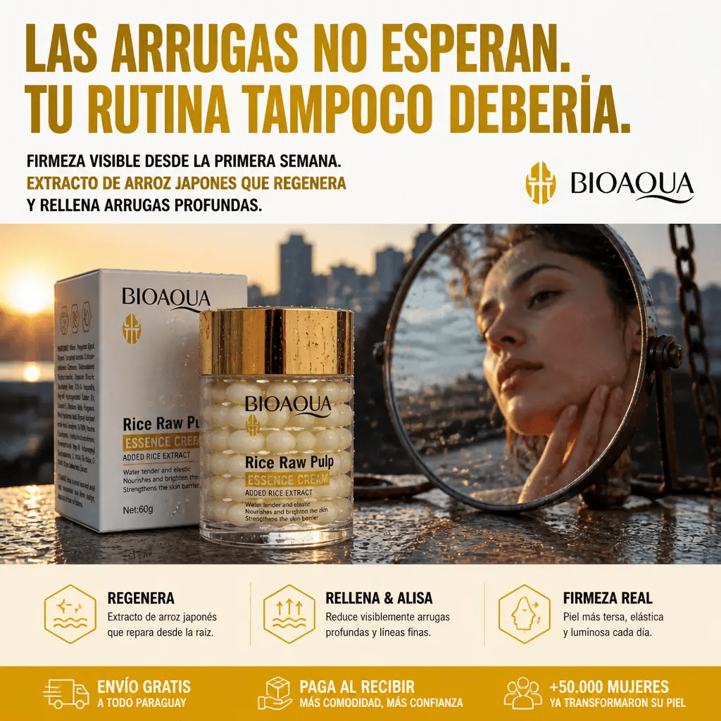 Sérum Crema Hidratante con Extracto de Arroz