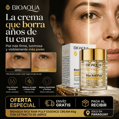 Sérum Crema Hidratante con Extracto de Arroz