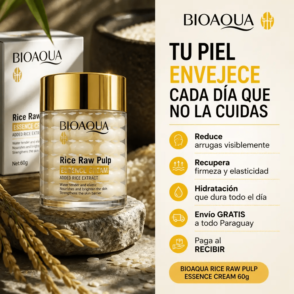 Sérum Crema Hidratante con Extracto de Arroz