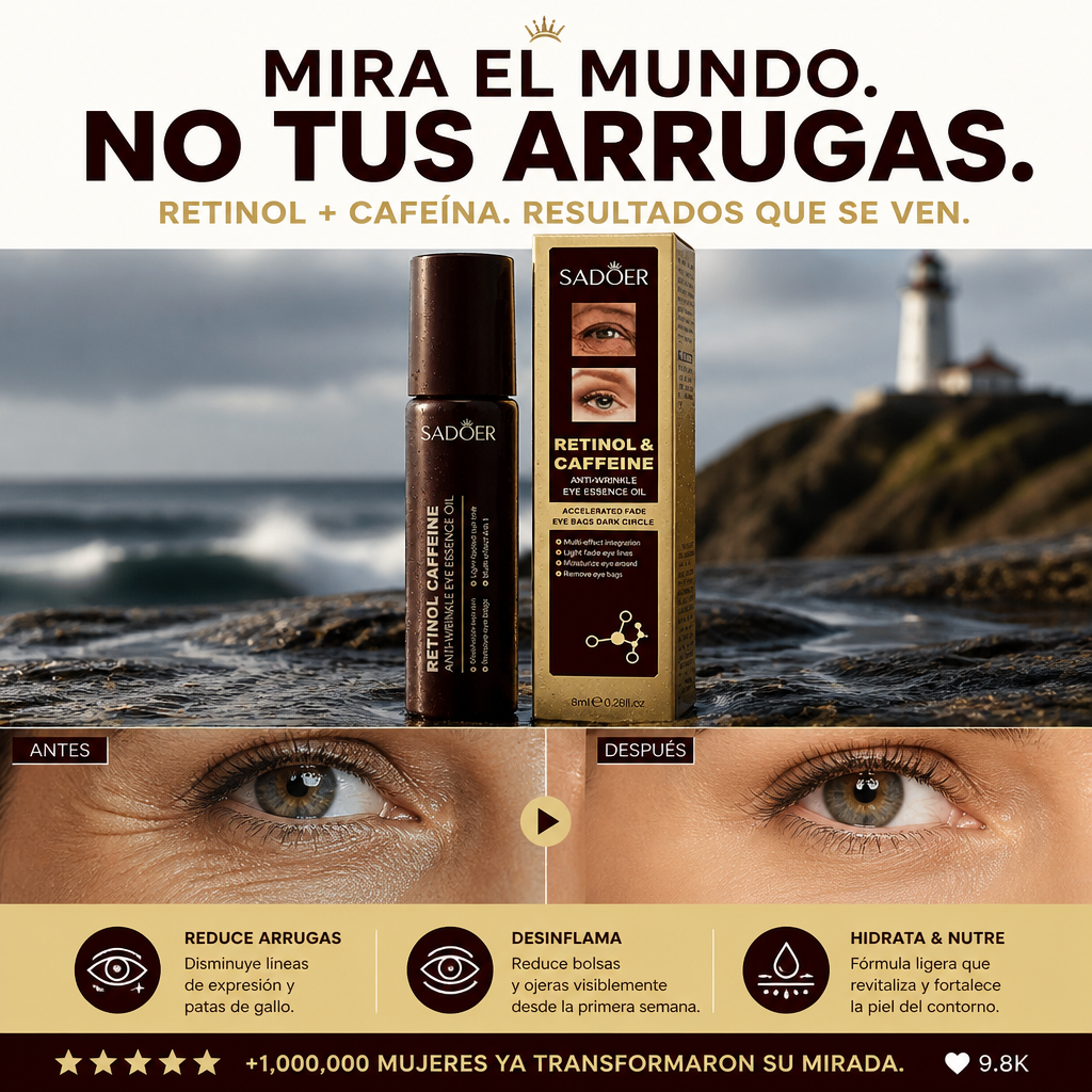 Stick Antiarrugas para Ojeras (Retinol + Cafeína)