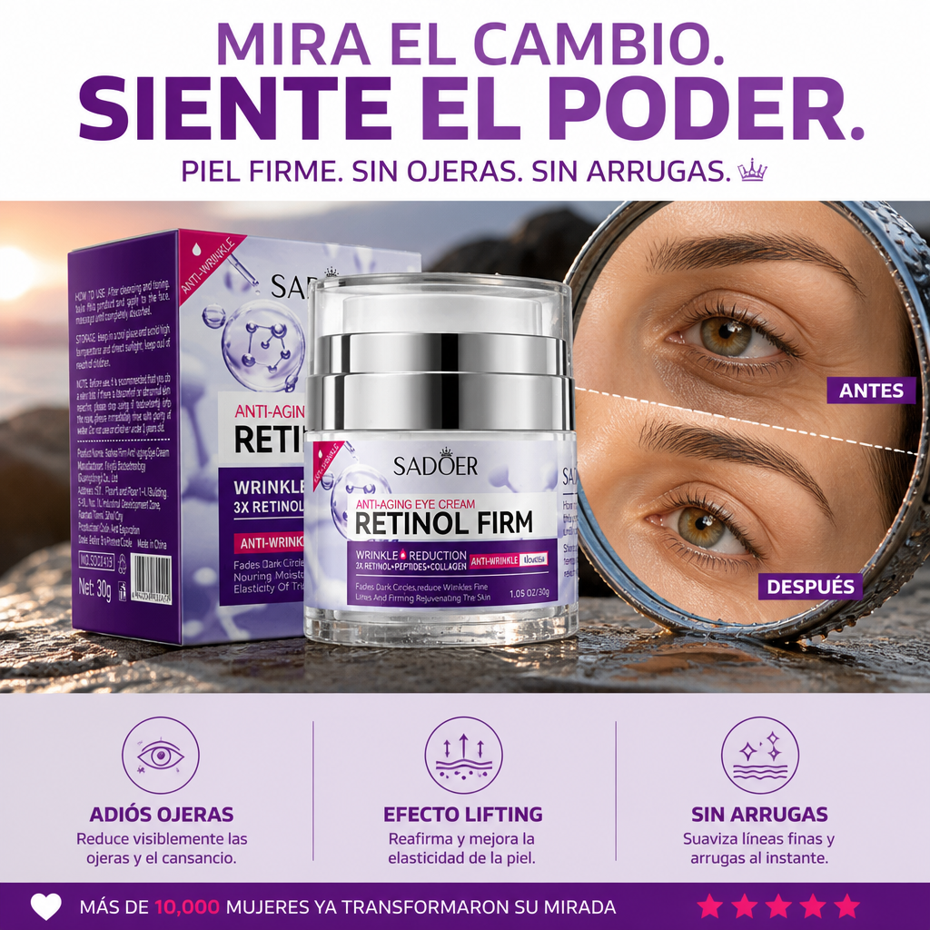 Crema Reafirmante Sadoer con Retinol para Ojos