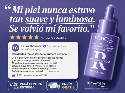 Sérum Facial Bioaqua Retinol 30ml (Efecto Anti-Edad)