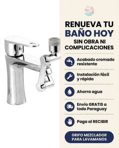 Adaptador Giratorio 360° para Canilla