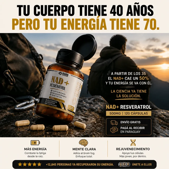NAD+ Resveratrol 500mg 120 Caps
