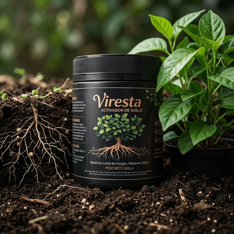 Viresta Activador de Suelo 500g – Abono Natural para Plantas y Cultivos