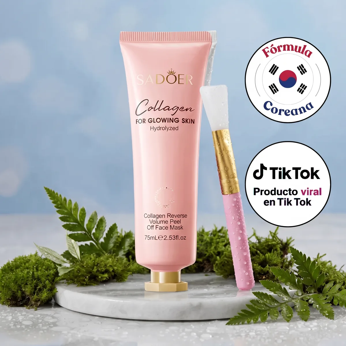Mascarilla Peel Off de Colágeno Hidrolizado SADOER